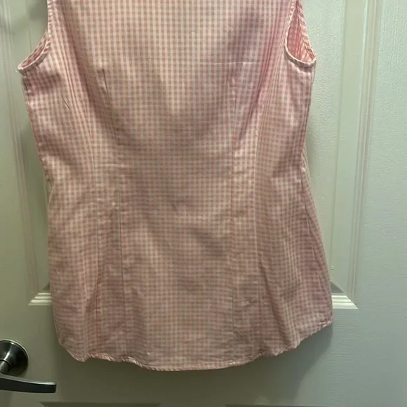 TYLER BOE CHERRY BLOSSOM BLOUSE. Pink & white checked. EUC! Size 2. - Picture 9 of 9